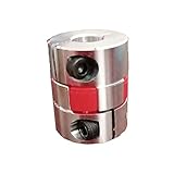 XBaofu 1pc D25L30 von 4 mm bis 12 mm Aluminium XB Flexible Kupplung for Schrittmotor Koppler Wellenkupplungen 3D-Drucker-Teile Zubehör (Farbe : 1pc, Größe : 8mmx10mm)