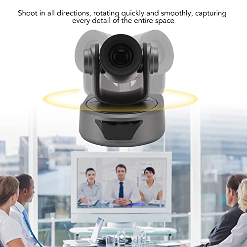 Câmera PTZ 20X, Webcam de transmissão de vídeo 1080P 60FPS com interface HDMI 3G SDI, suportes PoE,