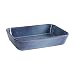 ProCook Auflaufform - Steinzeug - blau - Ofenform - 35 cm x 25 cm - Backform - Steingut - reaktive Glasur