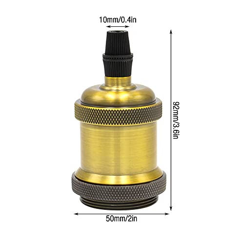 Gobesty E27 Vintage Portalampada, 6 Peezi