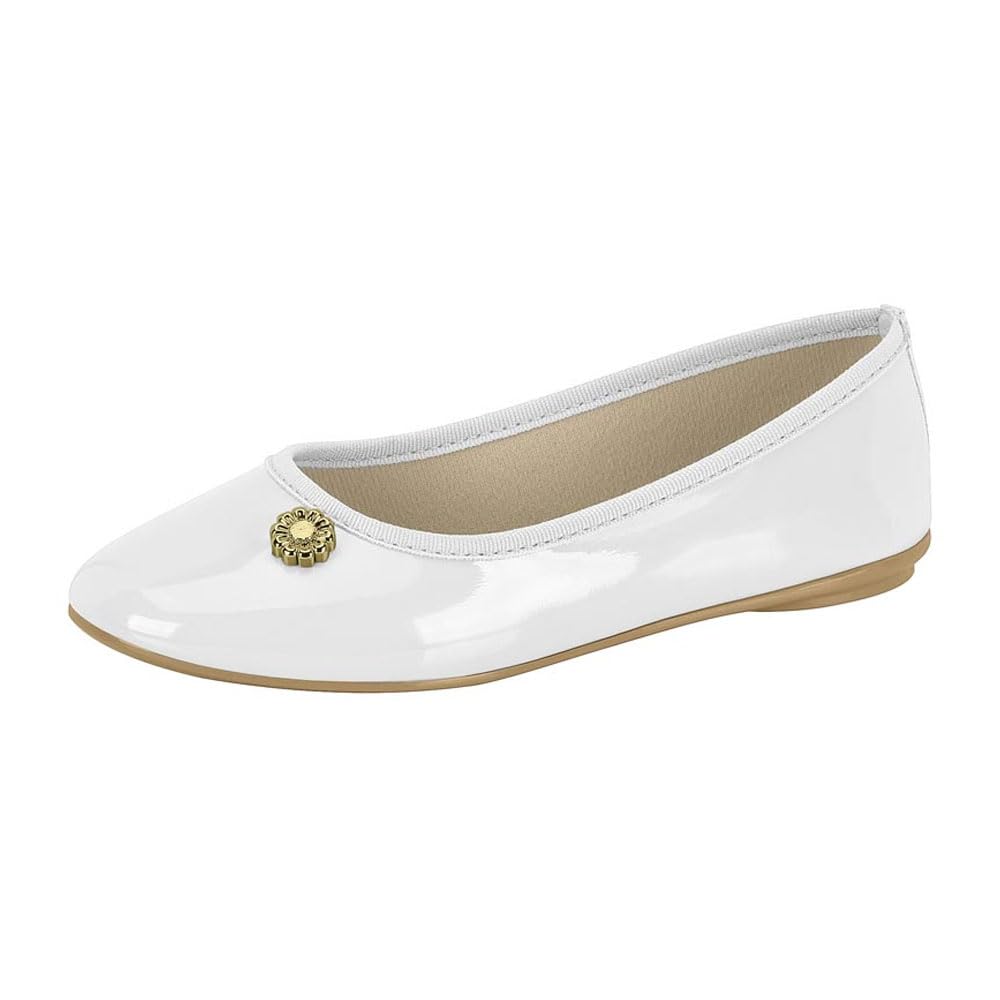 Sapatilha Infantil Feminina Verniz Branco Molekinha 2502.1003 em promoção! Veja a oferta e mais achadinhos de Sapatos Infantis 3 Hoje é o melhor dia para comprar Sapatilha Infantil Feminina Verniz Branco Molekinha 2502.1003 com aquele preço maroto! Promoção! Aproveite a oferta! 3