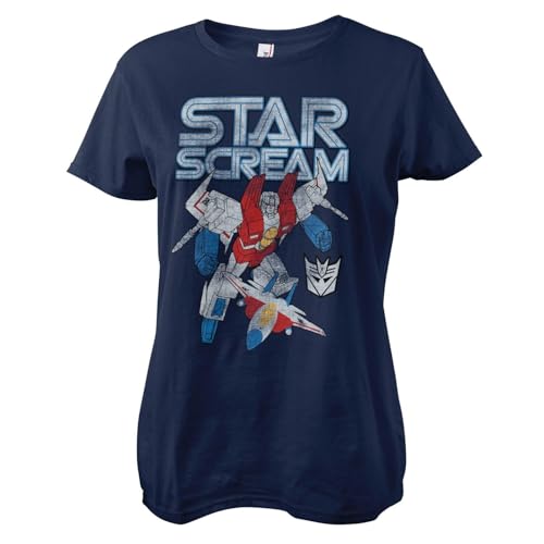 T-Shirt Starscream Transformers Look Rock Délavé pour Style Casual