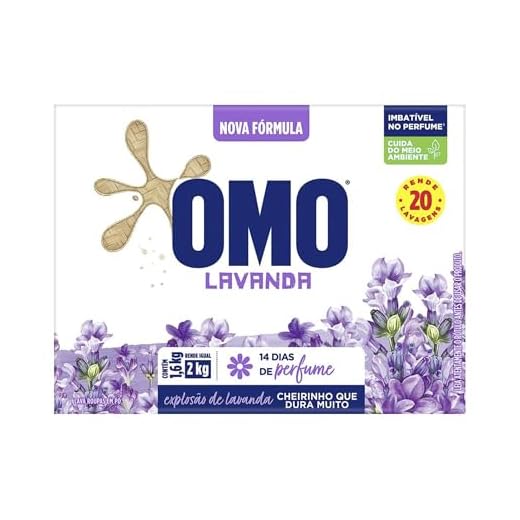 OMO Sabão Em Pó Omo Lavanda Edição Especial 1.6Kg