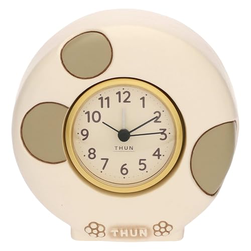 THUN - Orologio da tavolo - ceramica - Collezione Chroma - 12,7 x 5,4 x 12,8 cm