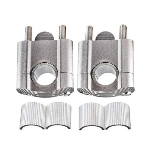 Abrazadera de manillar elevador de aluminio mecanizado universal de 7/8"