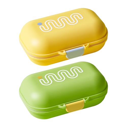 HDGSAFD Portasapone 2 Pezzi, Pratica Da Viaggio, Scarico, Mini Scatola Di Immagazzinaggio, Creativo