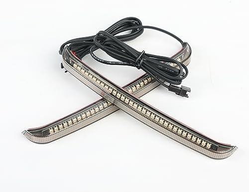 M Maintenanse Motorcycle Led Saddlebag Brake Flowing Turn Signal Accent Light For Harley Touring 96-13 Electra Glide Road Glide FLHR CVO