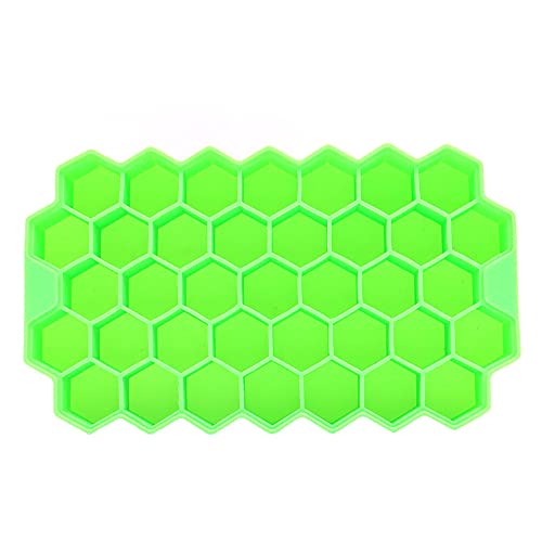 Alnicov Juego 2 Moldes Hexagonales para Cubos de Hielo con Tapa miniatura 3