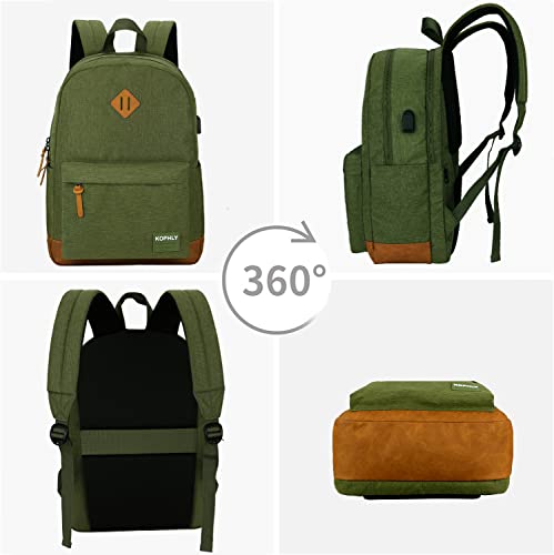 Image of SUPACOOL Large Laptop Backpack with USB Charging Port for Men and Women