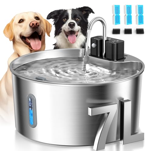 Voluas 7L Stainless Steel Water Fountain