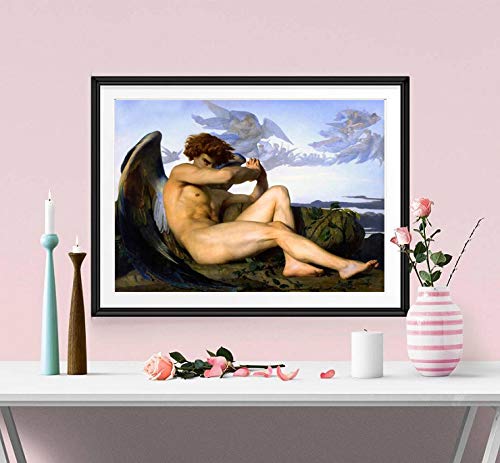 Vintage Fallen Angel Alexandre Cabanel Paint 1847 Wall Art Photo