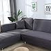 laamei' Funda de Sofa Elástica Chaise Longue Brazo Largo Derecho Funda Cubre...