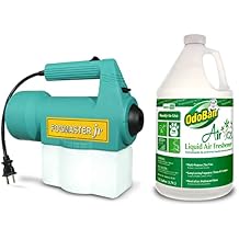 OdoBan Fogmaster Jr. Electric Handheld Fogger and Liquid Air Freshener, 1 Gallon, Spring Fresh Scent