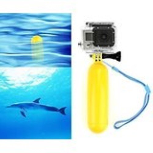 WoCase GoPro Handler DualFloat Floating Handle Hand Grip for GoPro HERO4 HERO3+/3/2/1 Cameras for ALL water sports (Scuba Diving Compatible/Storage Compartment/Lost Preventing Wrist strap/Portable with Carabiner)