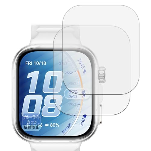 Leipsden �t�B���� HUAWEI WATCH FIT 5 Pro (2���Z�b�g) �Ή� �ی�t�B���� �ȖʑΉ� �u���[���C�g�J�b�g TPU ���˒ጸ �h�w�� ���{��