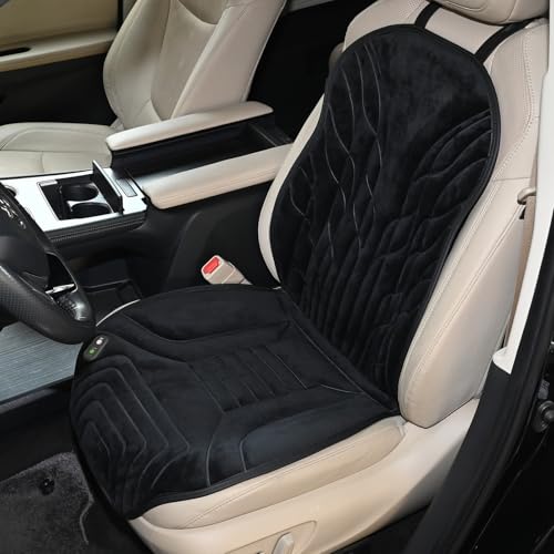 ZenRui Car Seat Cushion,Soft Plush for Driving Comfort,Driver Front Seat