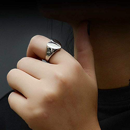 image for Jude Jewelers Stainless Steel Heart Shaped Classical Simple Plain Sign