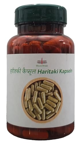 Haritaki Kapseln 170 Stück | VEGAN | HPMC | 100% rein | keine Füllstoffe | keine Zusatzstoffe | geprüfte Qualität aus Indien | Shiva's Dream | alle 3 Doshas im Gleichgewicht