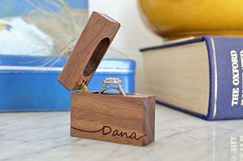 slim engagement ring box