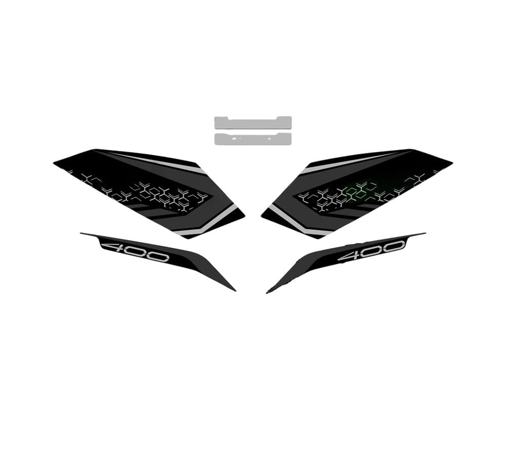 Autocollant réservoir moto premium kit stickers réfléchissants Z400