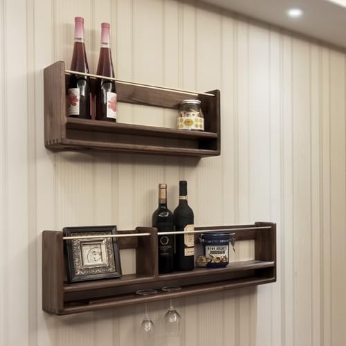 Soporte de Botellas de Vino de Madera 60x14x25 cm miniatura 4