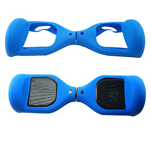 FBSPORT 6.5inch Silicone Scratch Protector Cover Case for 2 Wheels Self Balancing Electric Scooter (Blue-New)