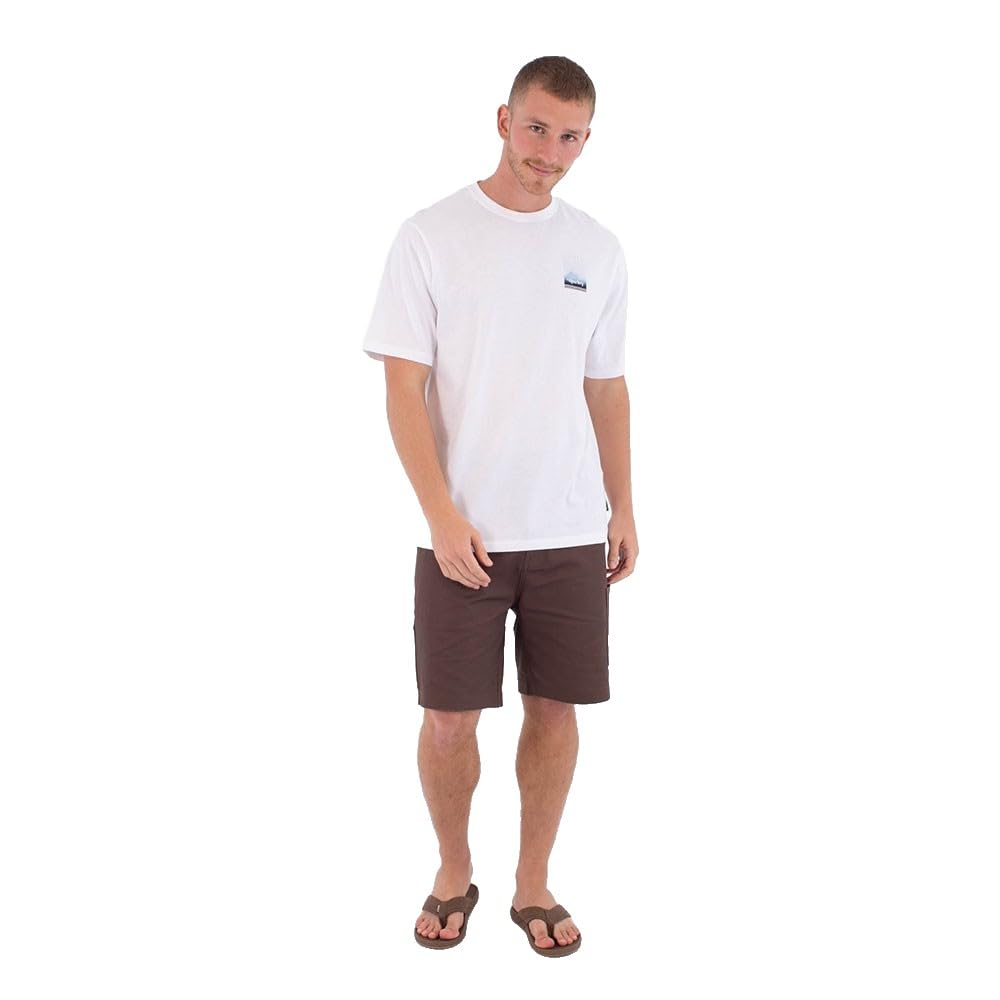 Hurley T-Shirt Short Sleeve Men - Printing Press Surfwar T-Shirt Uomo