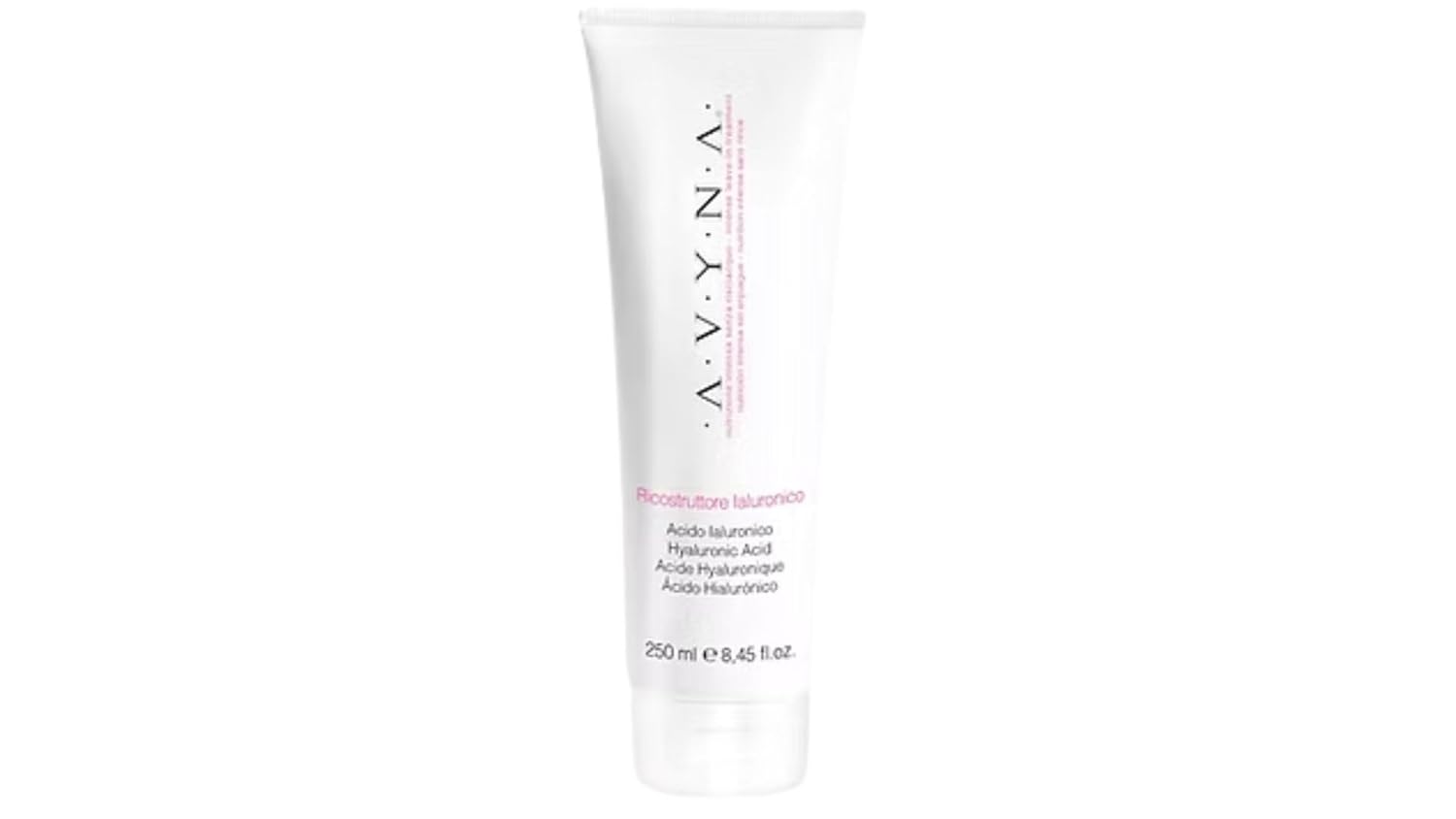 Avynaa Intense Leave in Tratamiento reconstructor de penetración profunda Cabello muy dañado y procesado con ácido hialurónico 8.45 oz Tratamiento capilar sin enjuague. (Ialuronico)