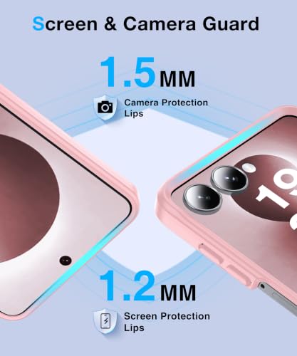 Image of NO.1 Magnetic for Samsung Galaxy Z Flip 8 Case with MagSafe | [Military Grade Drop Tested][Translucent Matte][Anti-Fingerprint] Soft Silicone Bumper for Samsung Flip 8 Case Slim,Pink