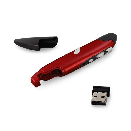 MOUSE WIRELESS OTTICO FORMA PENNA 1000CPI 2,4GHz