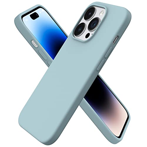 Image of ORNARTO for iPhone 14 Pro Case 6.1", Slim Liquid Silicone Cover-Succulent | iPhone 14 Pro 6.1 inch, 3-Layer Protection, Soft-Touch Silicone, Slim Grip, Full Coverage, Succulent