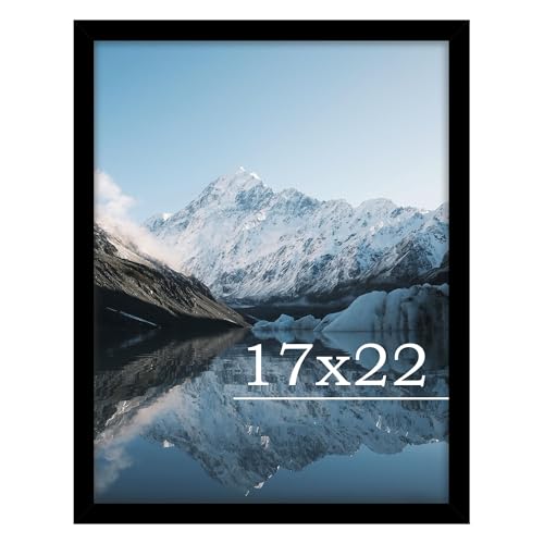 Picrit 17x22 Picture Frame Photo Frame for Wall Mounting Display Black