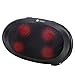Tekjoy TMP-260 Shiatsu Pillow Massager with Heat for Back, Neck, Shoulders (Black)
