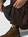 Carhartt Men's Loose Fit Washed Duck Insulated Bib Overall-Dark Brown-Large/Short