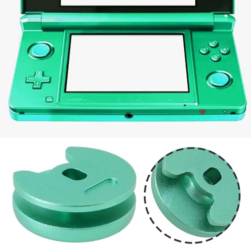 Image of 1pc Joystick Cap Metal Buttons Replacement Thumb Pad Cap Analog Compatible with Nintendo New 3DS 2DS XL LL Green Metal Thumbstick Grip