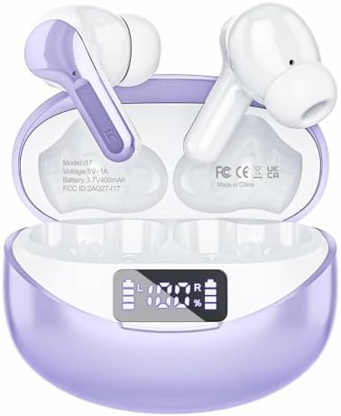 Wireless Earbuds Bluetooth 5.3 Headphones HiFi Stereo, Wireless E...