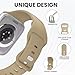 Foufousun Sport Band Compatible with Apple Watch Bands 40mm 38mm 41mm 42mm 44mm 45mm 49mm Women Men,Soft Silicone Waterproof Replacement Strap for iWatch Bands Series 10 9 8 7 6 5 4 3 2 1 SE Ultra