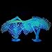Saim 2PCS Silicone Coral Plant Decorations Glowing Artificial Ornament, Fish Tank Simulation Coral Plant Decorations for Fish Tank Decor Aquarium Ornaments - Green