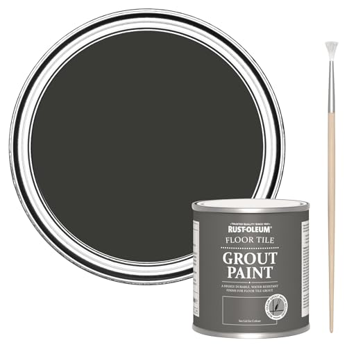 Rust-Oleum Ultra-Durable Black Floor Tile Grout Paint -Dark Magic 250ml