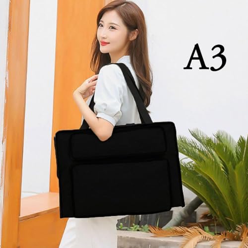 Oaygat Art Portfolio Bag Artist Drawing Board Bag Waterproof Art Carry Case with Handles Portable Sketch Pad Bag Tote Bag Organiser Painting Storage Bag for Palette Brushes Paints Pencils Artwork - Image 5