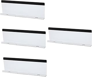 Generic 4 Pçs Mensagem Pacote Prateleira Suporte PC Suporte De Computador Para Monitores De Mesa Monitores Placas De Memorando Para Computador Mesa De Escritório Tela Lembrete De Mensagem