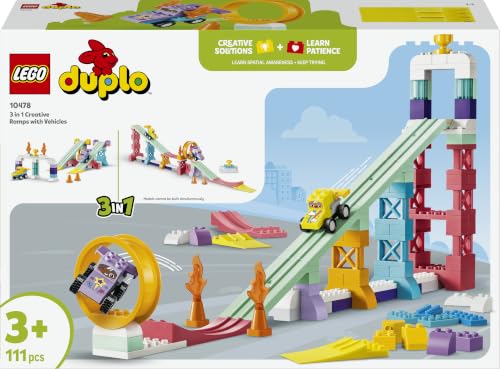 LEGO Duplo Rampes créatives 3-en-1 avec véhicules 10478