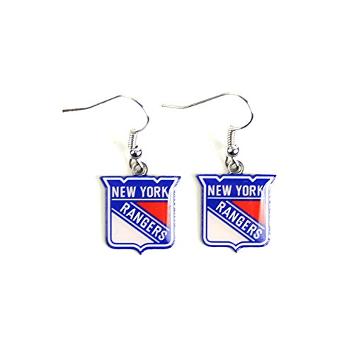 New York Rangers Dangler Earrings
