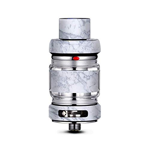 IT'S A SKIN Decal Vinyl Wrap Compatible with FreeMax Mesh Pro Tank/Grey White