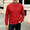 Polo térmico para hombre, mezcla de lana, forrado de vellón, manga larga 6