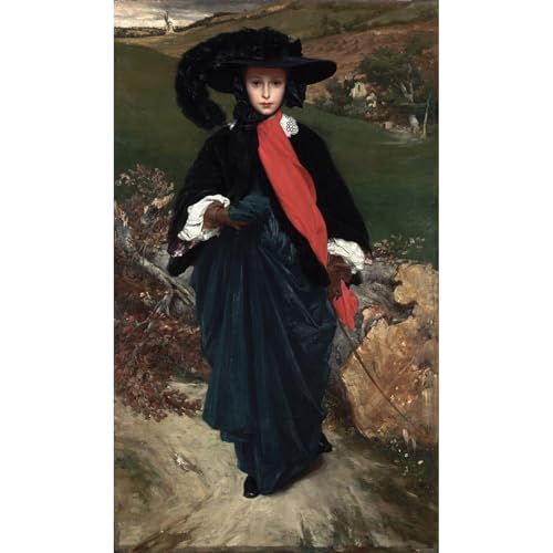 Toile roulée Leighton Portrait de May Sartoris : l'émotion de l'art classique chez vous