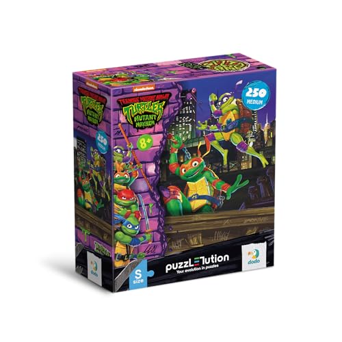 DODO TMNT Puzzle, Donatello und Michelangelo, 250 Teile, ab 8 Jahren