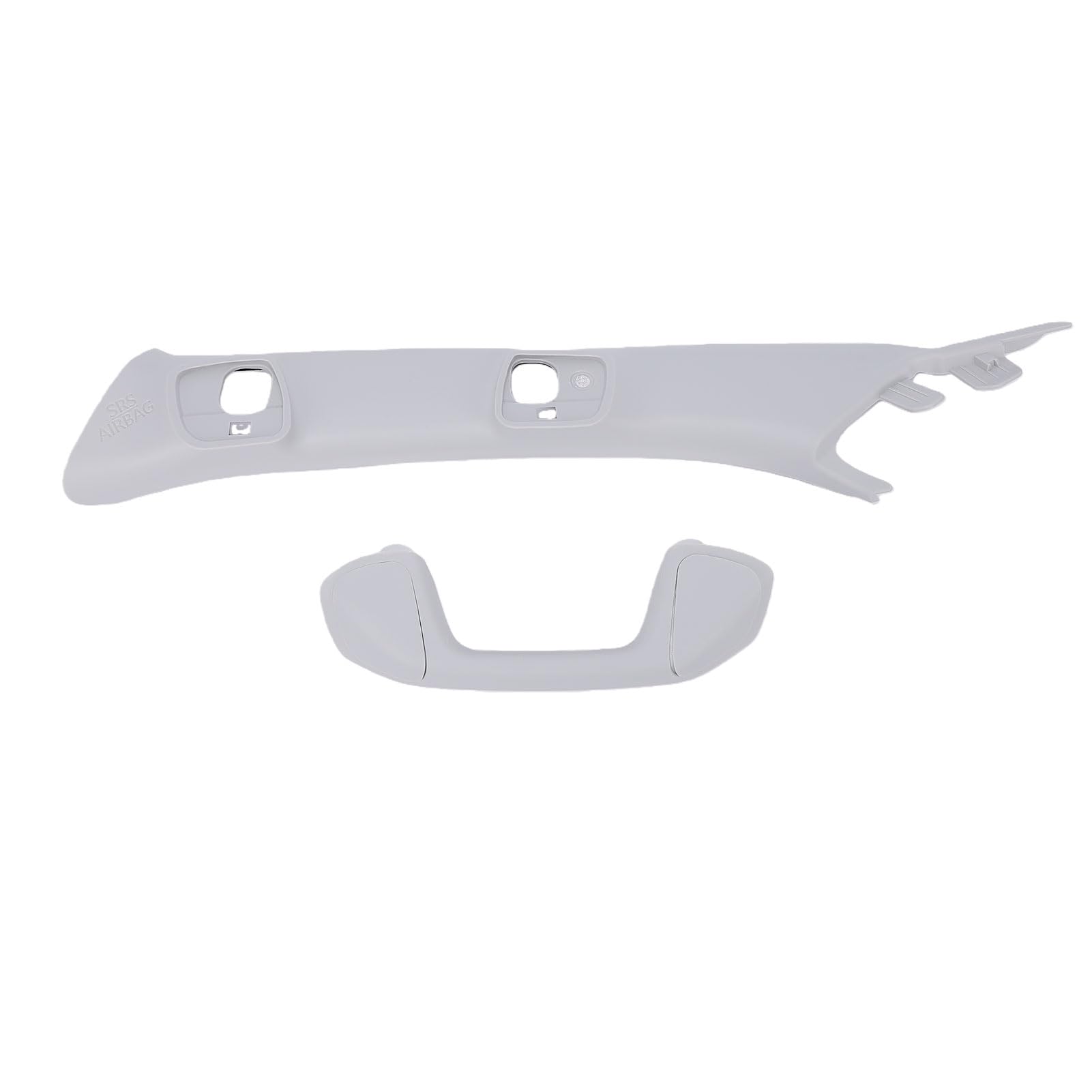 Tbest Maniglia Montante A Lato Guida, Impugnatura Interna Grigia, for | Superficie Testurizzata, Materiale Premium, Finitura Interna, Montaggio Facile