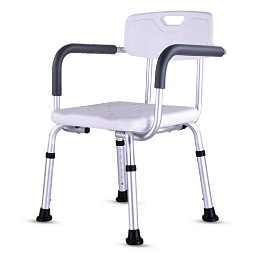Tabouret de siège de bain réglable anti-glissade pour douche sécurisée