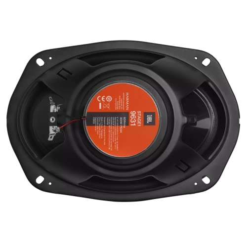 Image of JBL Stage1 9631-300W Max 6 inch x 9 inch (15.2cm x 23cm) 3 Way Speaker, Polypropylene woofer Cone, Mylar Balanced Dome Tweeter